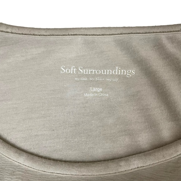 Soft Surroundings Silk Beaux Arts Tunic & Cami Large - Picture 8 of 15